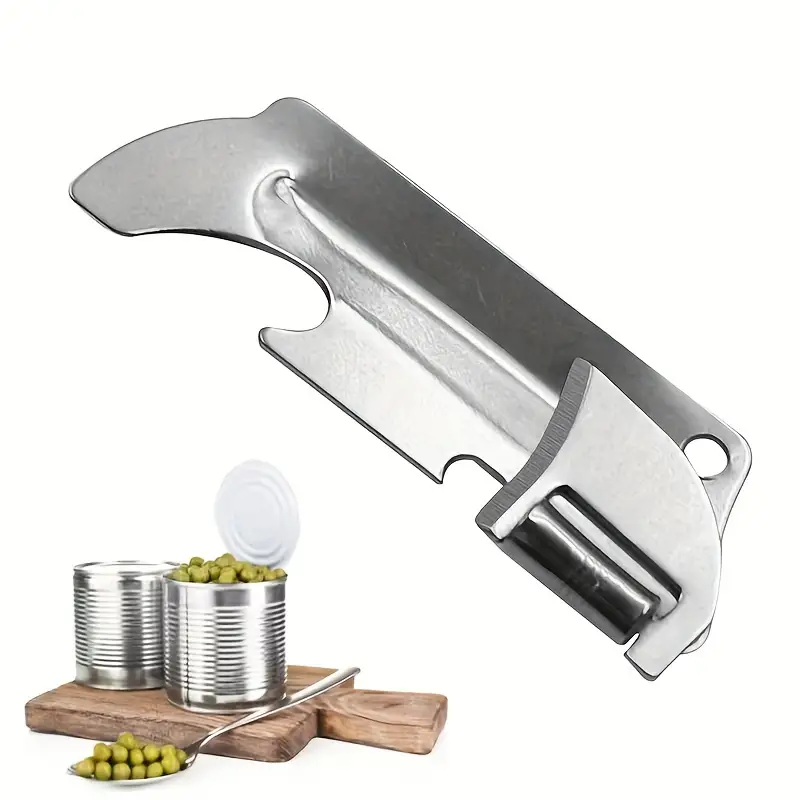 Kitchen Multifunctional Can Opener Modern Minimalist Canning Tool Can Opener  Stainless Steel Can Knife Beer Bottle Opener, Outdoor Camping - Temu