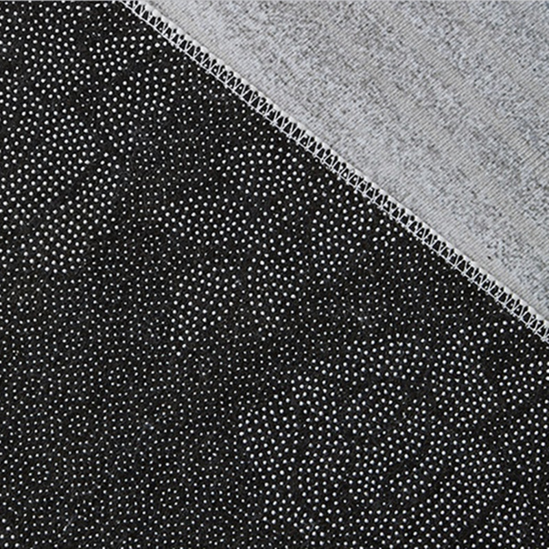 Black Pattern White Stone Non Slip Bath Mat Collection