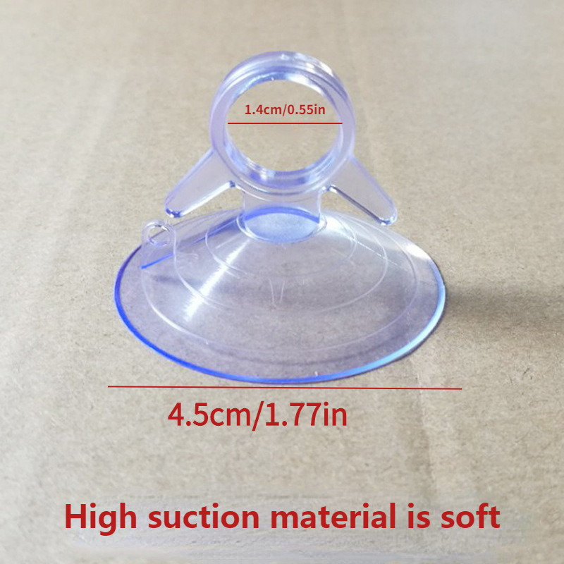 Clear Suction Cup Suckers Hook Car Sun Visor Fixing Rubber - Temu