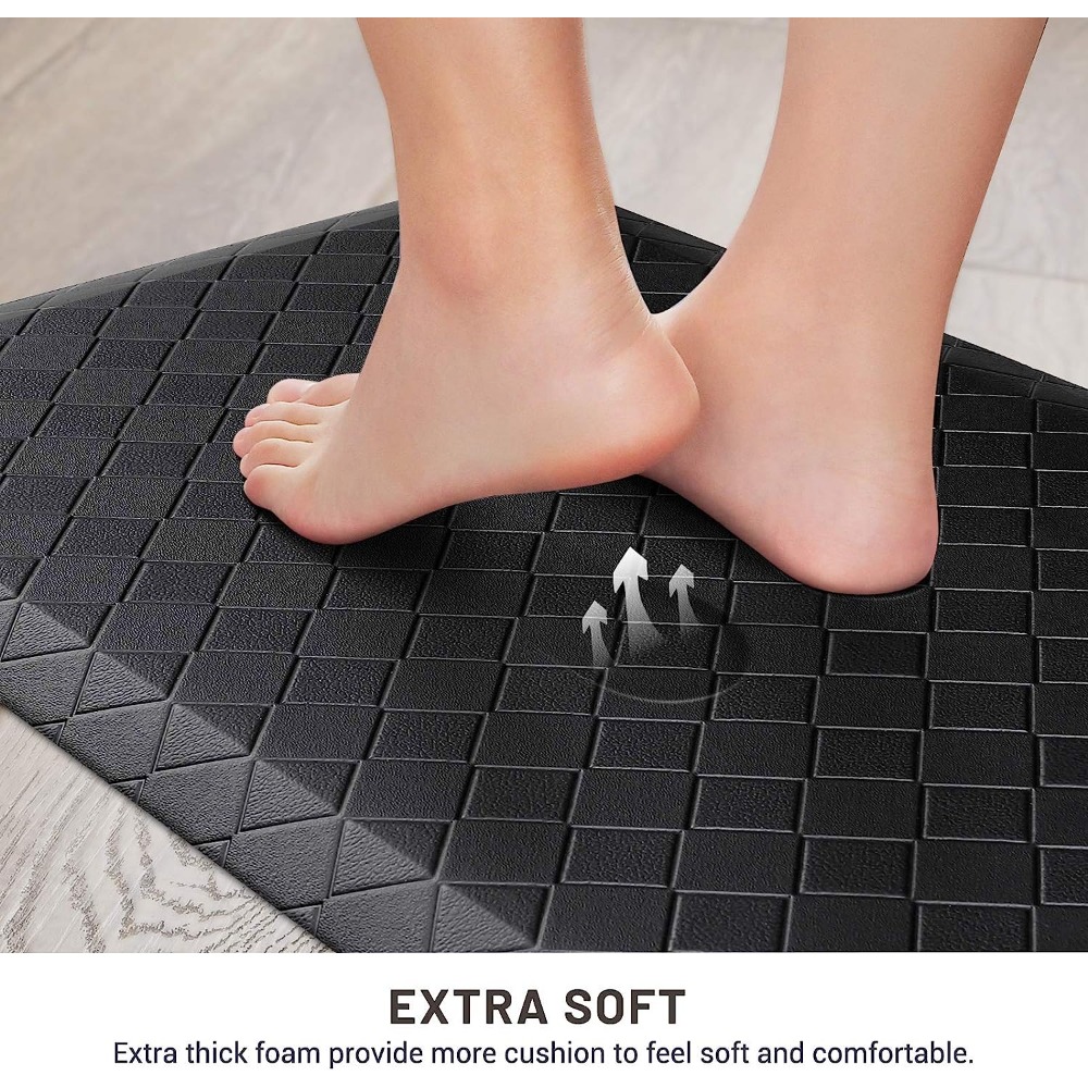 17.3x28 Anti-Fatigue Comfort Mat,1/2 Inch Non Slip Foam