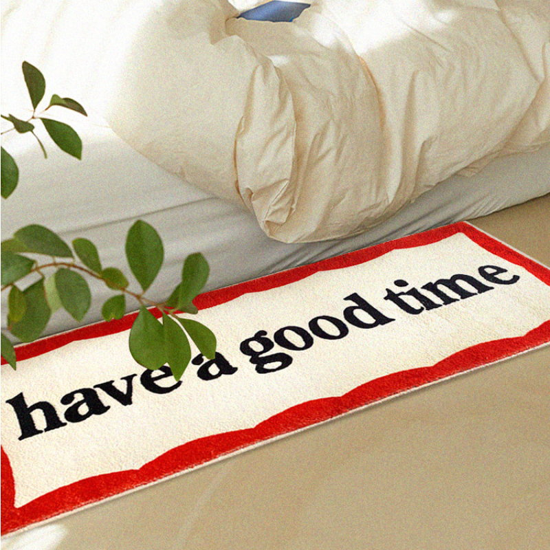 A Good Time'' Kitchen Rug Polyester Entrance Rug Anti - Temu