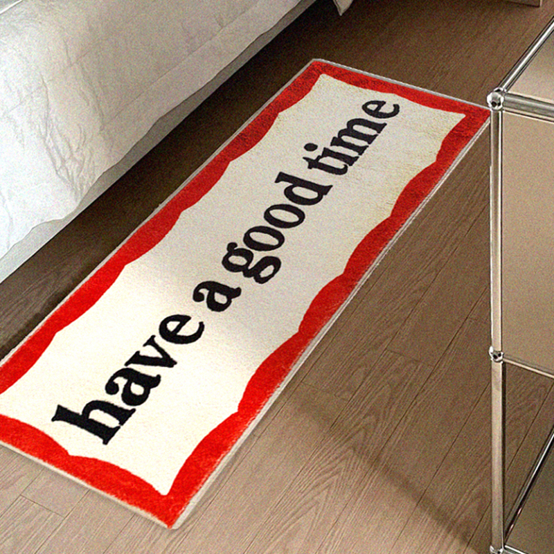 A Good Time'' Kitchen Rug Polyester Entrance Rug Anti - Temu