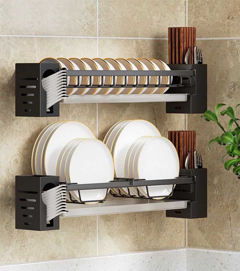 Wall Mount Dish Rack Holders - New Age Industrial