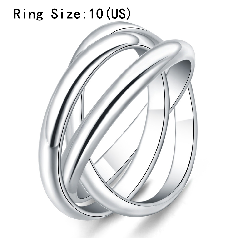 Stylish mens ring with silver plated - . Gift Ideas