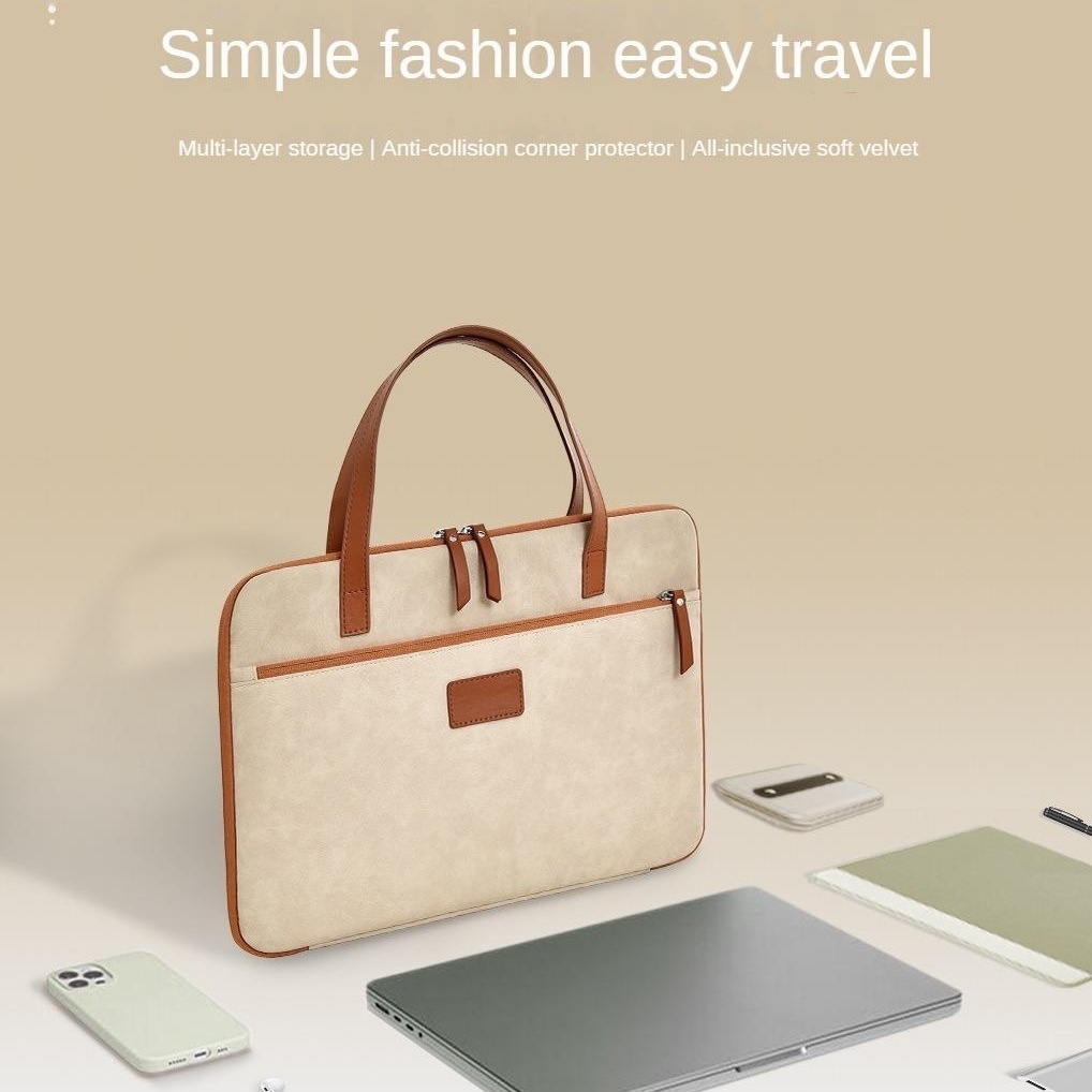 1pc Fashion Lightweight Small Notebook Computer Bag, Cartoon Handbag  Women's Storage Bag, Computer Laptop Notebook Bag