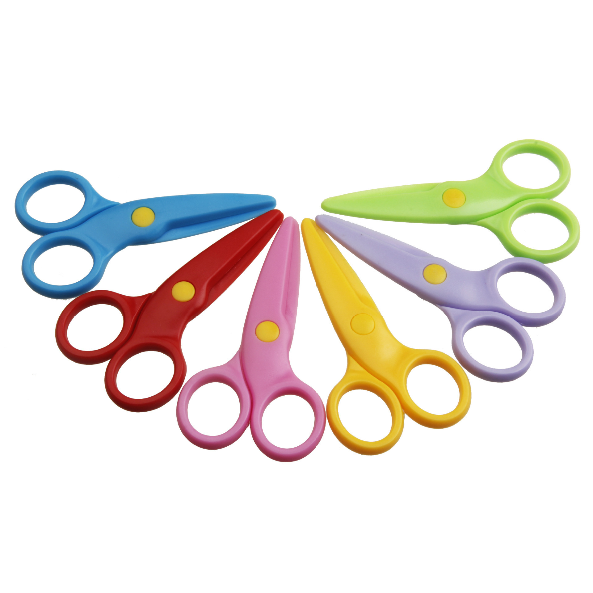 8pcs Creative Kids Scissors, Safety Scissors For Kids, Pre-school