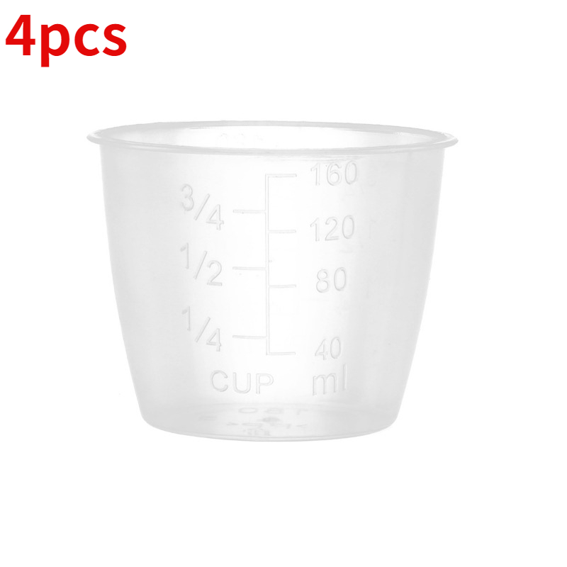 Plastic Transparent Graduated Measuring Cups Rice Measuring Cups