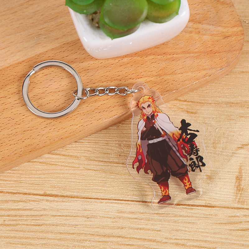 Anime FAIRY TAIL Kawaii Character Double-sided Acrylic Pendant Key