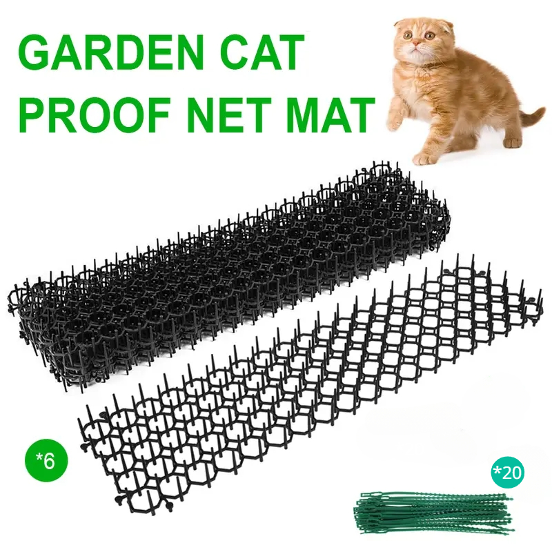 Garden Cat Scat Mats Anti Dogs Repellent Mat Prickle Strips Net Spike Keep  Cat Dog Away