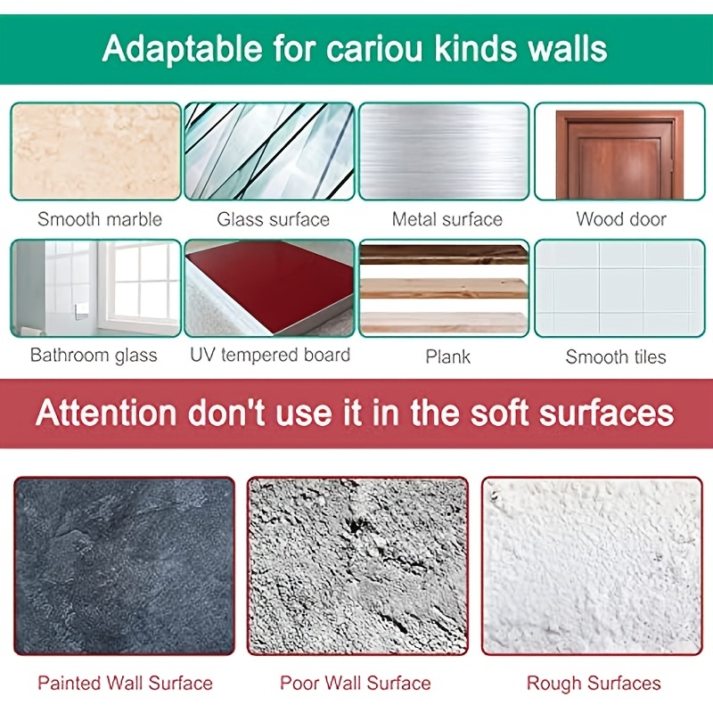 10pcs Self-Adhesive Wall Hooks, 5.9KG Capacity, No Nails Needed For Hanging Pictures & More