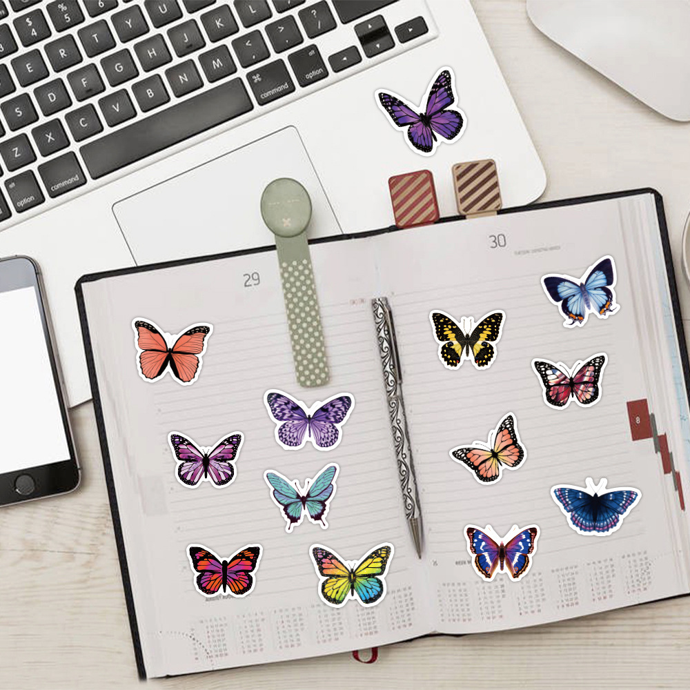 Butterfly Stickers For Kids Vinyl Stickers For Laptop Water - Temu