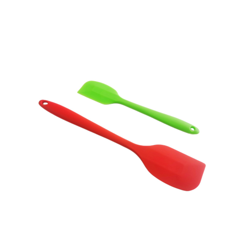 Integrated Silicone Long Spatula Macaron Color Cream Spatula - Temu