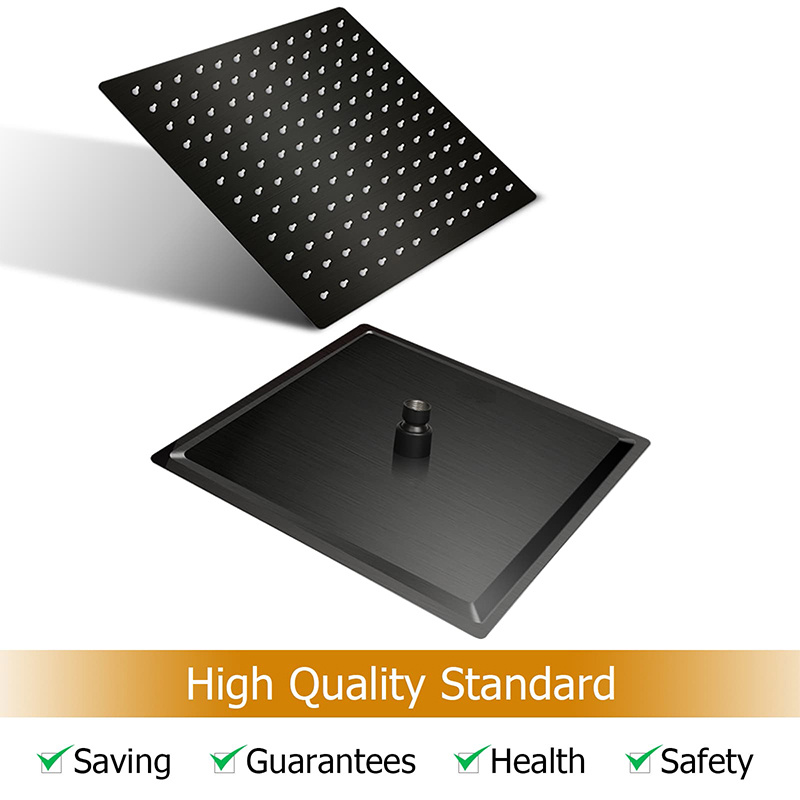 Shower Head Square Rain High Flow Stainless Steel Rainfall Temu