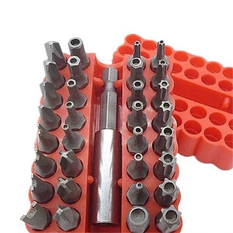 100pcs Security Screwdriver Bit Set - Standard & Tamper Proof Phillips,  Pozi, Slotted, Hex, Torx, Square, XZN, Spanner, Torq, TriWing & Clutch Bits