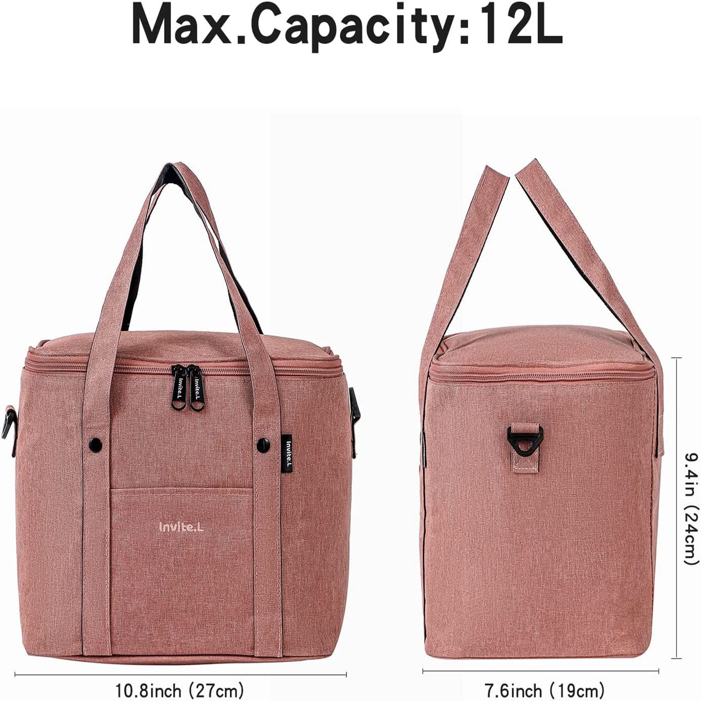 Cooler Lunch Box Portable Insulated Canvas Lunch Bag For Picnic Lunch Tote  Bag Insulated Lunch Box Bag For School Work For Picnic Travel Outdoors For  Women Men Lunch Bags Insulated Lunch Bag
