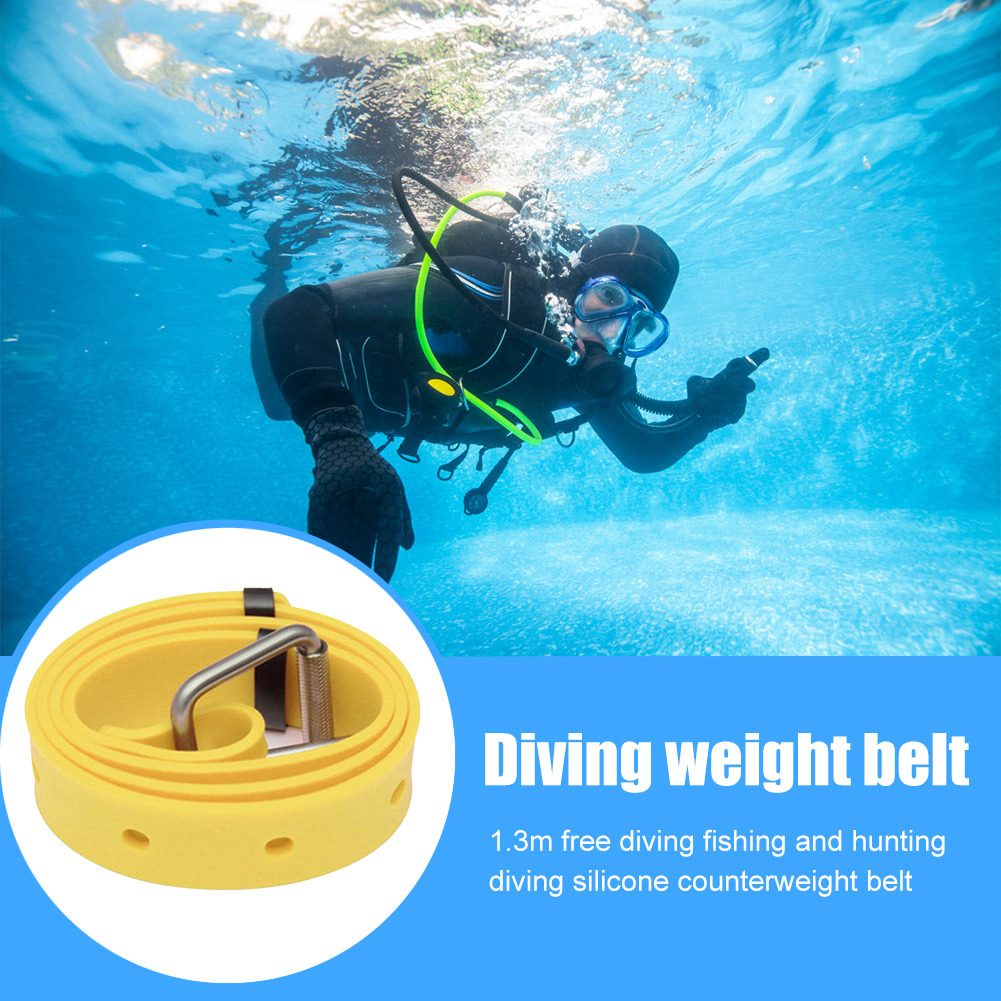 Silicone Diving Weight Belt Free Diving Diving Spear - Temu