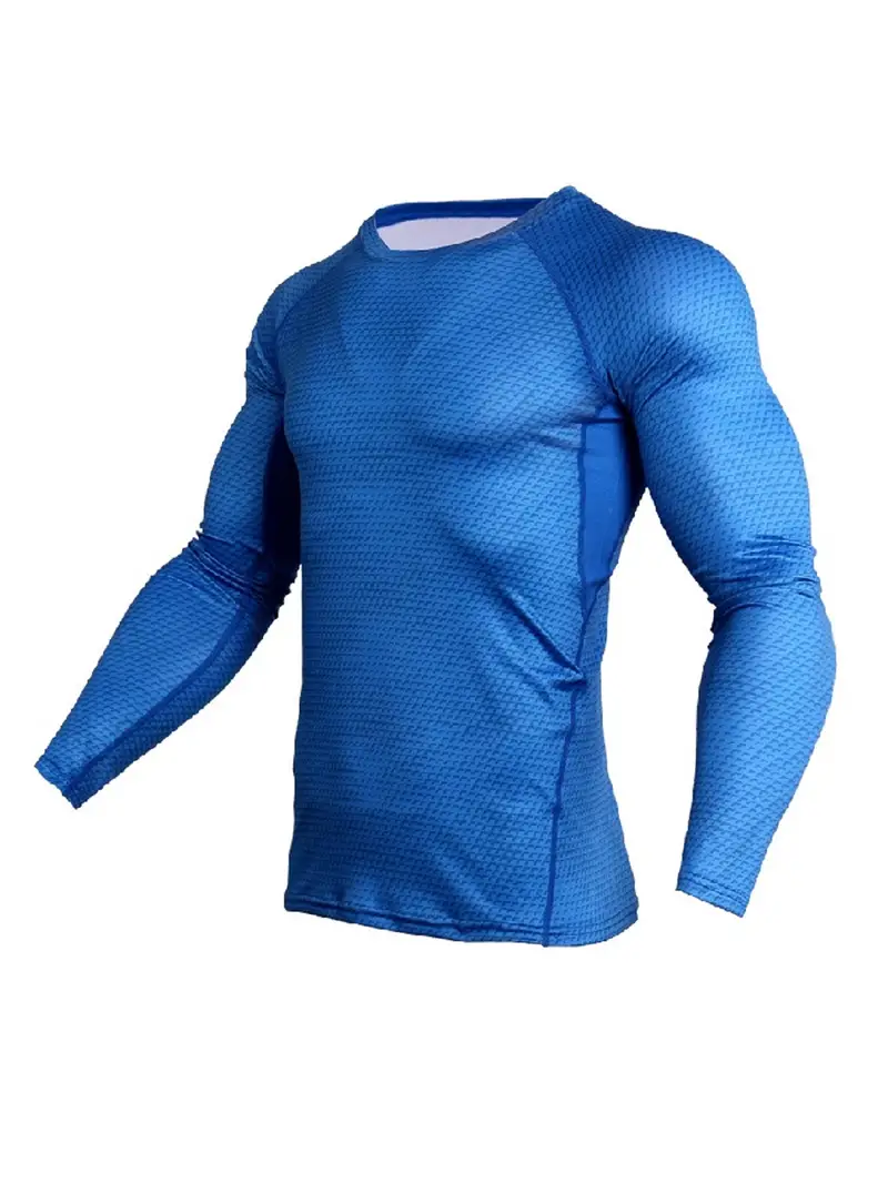 Men's Breathable Quick drying Running Sports Set Long Sleeve