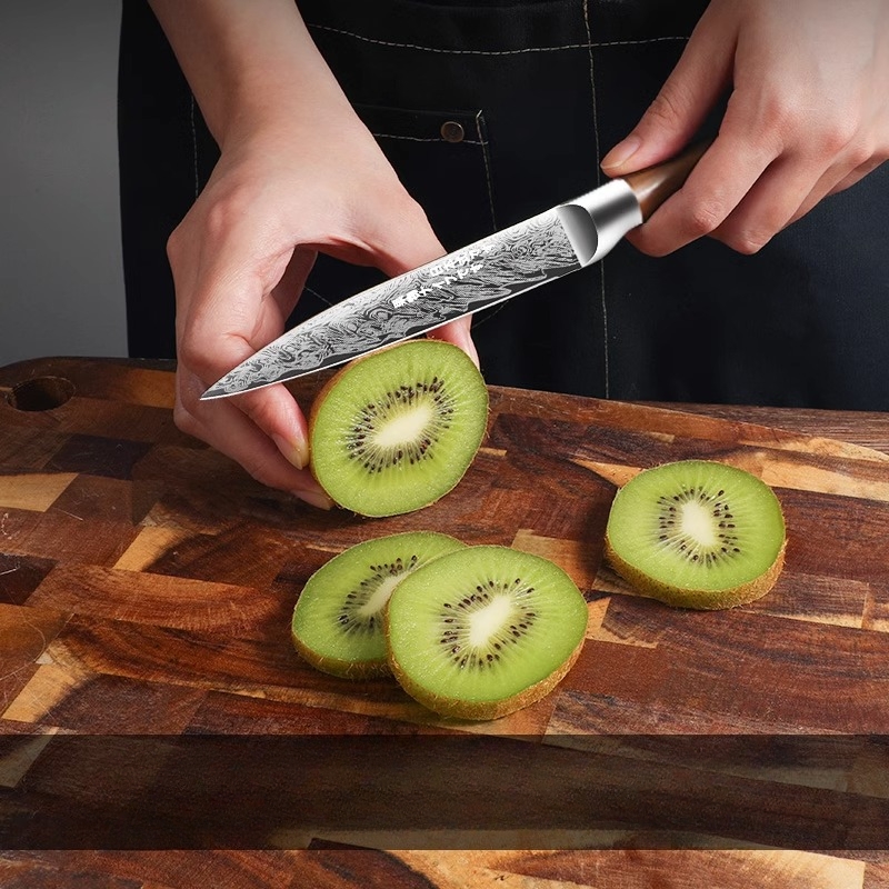 Cooking Kiwi Knives set 4 pcs Kitchen Knife Stainless steel Blade