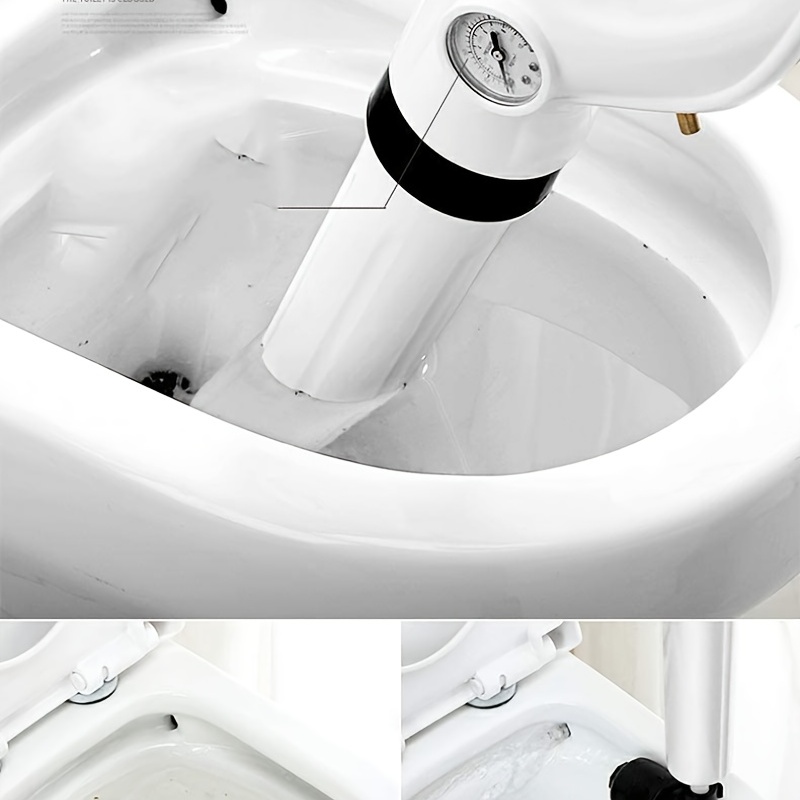 Toilet Plunger Drain Unblocker Powerful Manual Pneumatic - Temu
