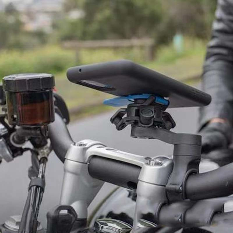 Motorcycle Bike Phone Holder Stand Bicycle Quad Lock Phone Holder Bike  Holder 360° Rotatable for Xiaomi Security Bracket - AliExpress