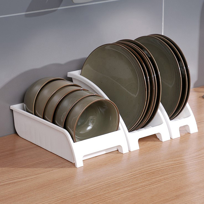 Plate Storage Rack Vertical Plastic Plate Holders For - Temu