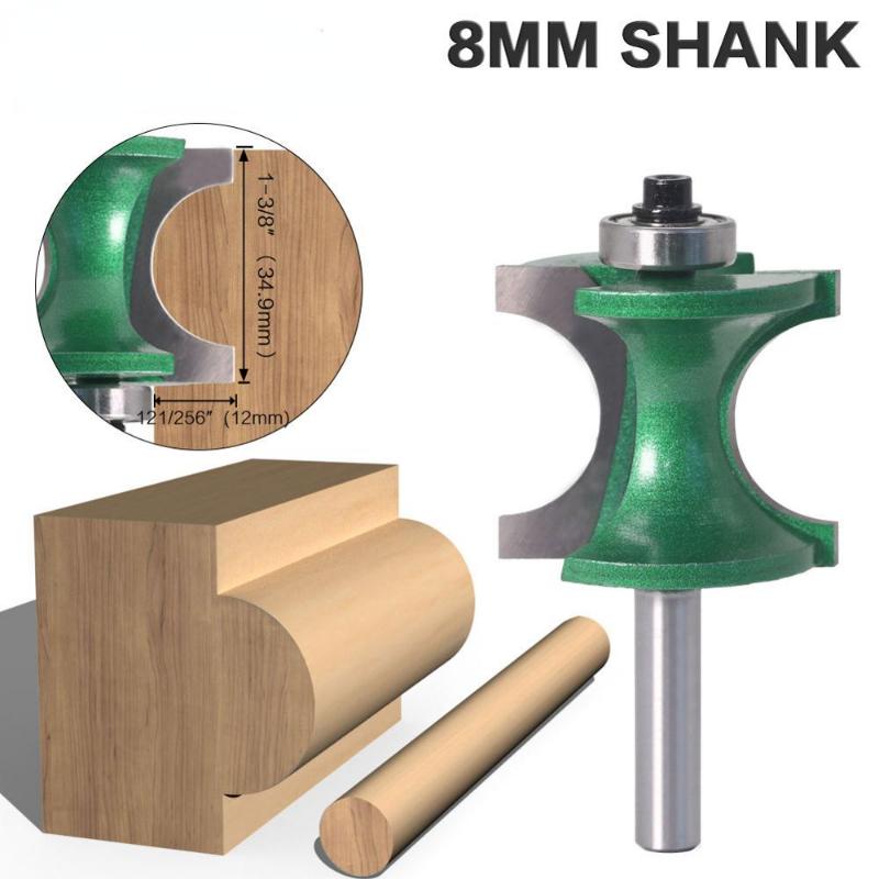 Shank Bullnose Half Round Bit Endmill Router Bits Wood 2 Temu Canada
