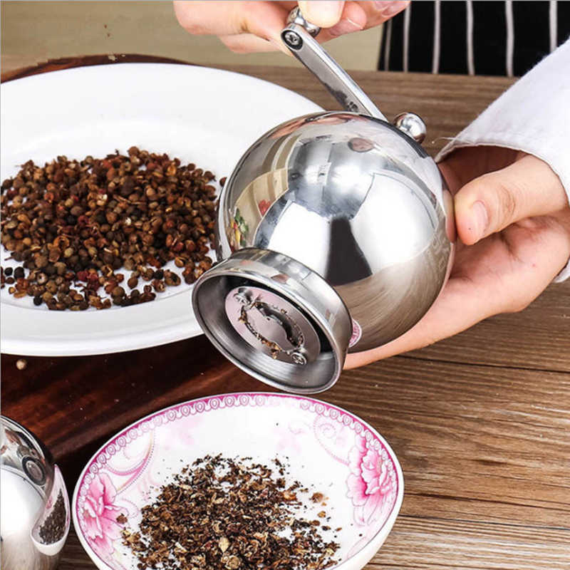 Stainless Steel Pepper Grinder And Salt Mill Manual Spice - Temu