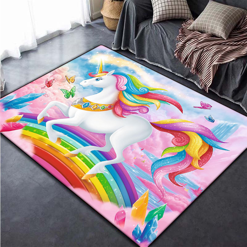 Alfombra de juego para niños alfombra bebé alfombra niña con corazón estrel