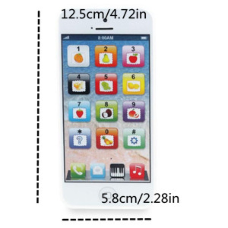 Giocattolo Per Bambini Telefono Cellulare Telefono Musicale Pulsante  Intelligente Telefono Cellulare Macchina Per L'apprendimento Regali Di  Natale Per