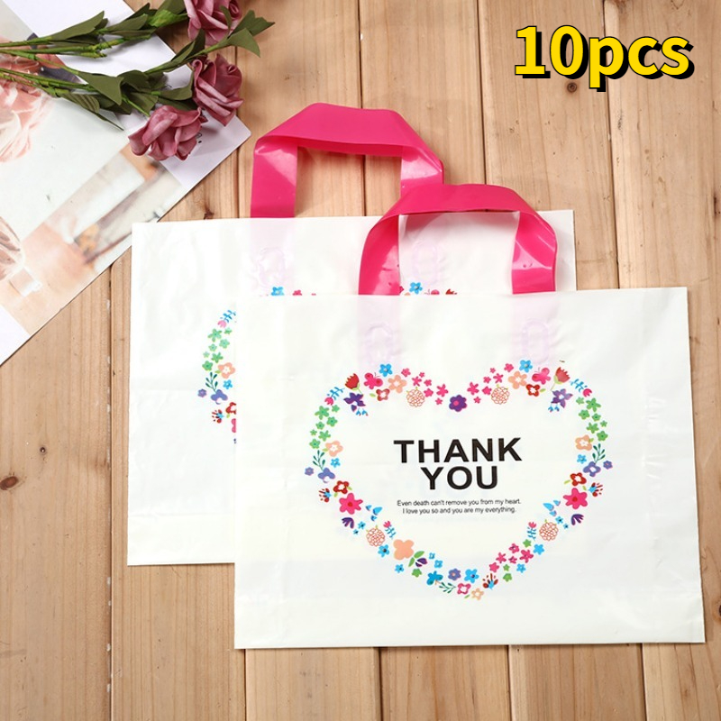 Party Favor Gift Shopping Thankyou Tote Bag Packaging Plastic Bag