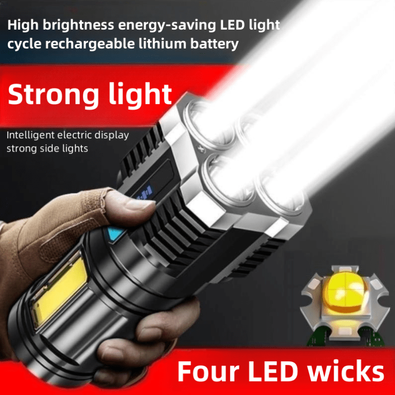 Linternas LED de alta potencia luz lateral COB iluminación