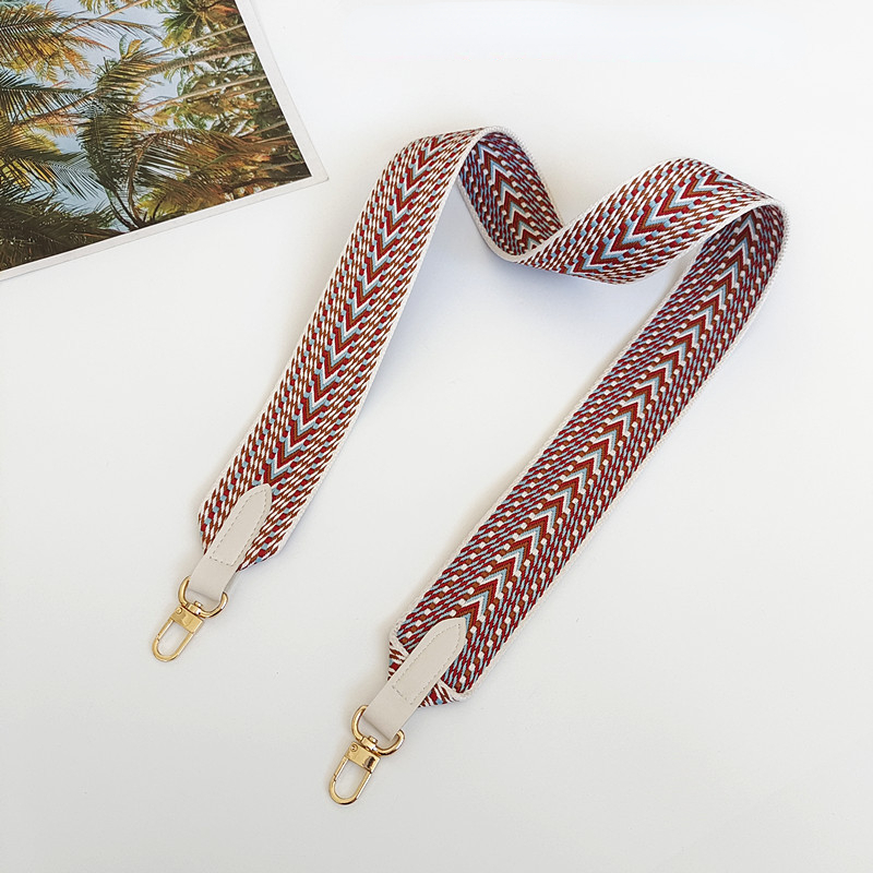 Boho Style Adjustable Shoulder Strap, Width Replacement Belt, Striped Wide  Purse Strap - Temu Belgium