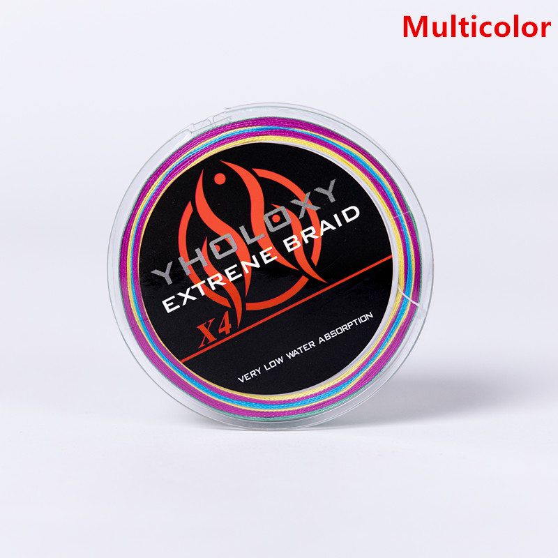 1pc Smooth Casting 4-Strand Braided Fishing Line - 500m/1640ft,  Anti-Abrasion, Multifilament, 10/20/30/40/80lb Strength