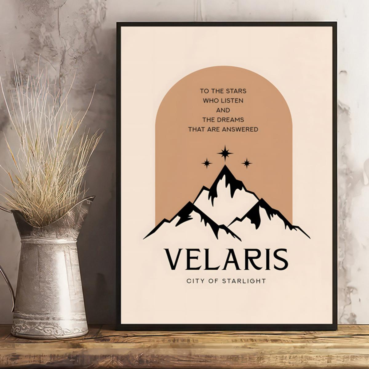 Velaris City of Starlight ACOTAR, Book Laptop Decals, Water Bottle  Stickers, Book Stickers, Journaling Stickers, Kindle Stickers 