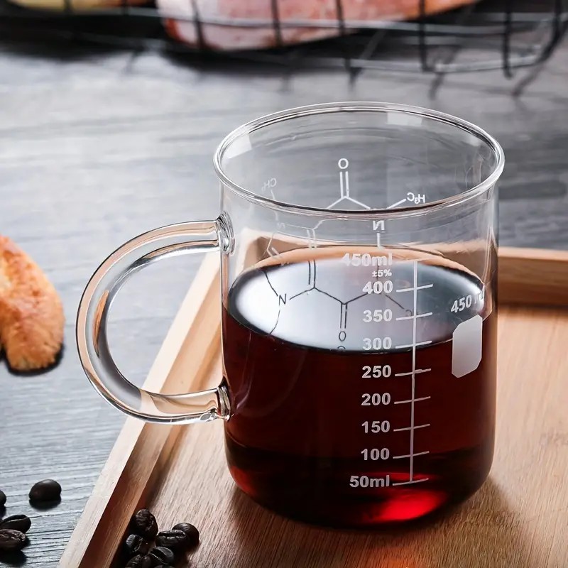 Insulated Glass Measuring Cup With V-shaped Nozzle - High Borosilicate Heat  Resistant, Easy To Read, (, 2 Cups) - Temu