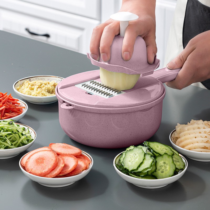Salad Chopper, Double Layer Rotatable Salad Cutter Bowl, Multi-functional Vegetable  Choppers And Dicers, Salad Chopper Bowl And Cutter, Salad Strainer Slicer  Bowl, Kitchen Utensils, Kitchen Supplies, Back To School Supplies - Temu