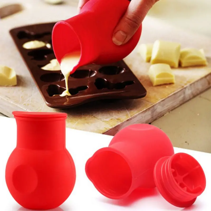 Chocolate Melting Pot, Silicone Chocolate Melter In Microwave For Butter,  Cheese, Candy, Sauce And Caramel, Melting Chocolate For Molds - Temu
