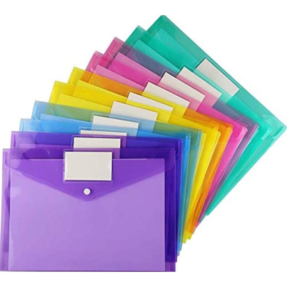 Plastic Envelopes Poly Envelopes Clear Document Folders Us - Temu