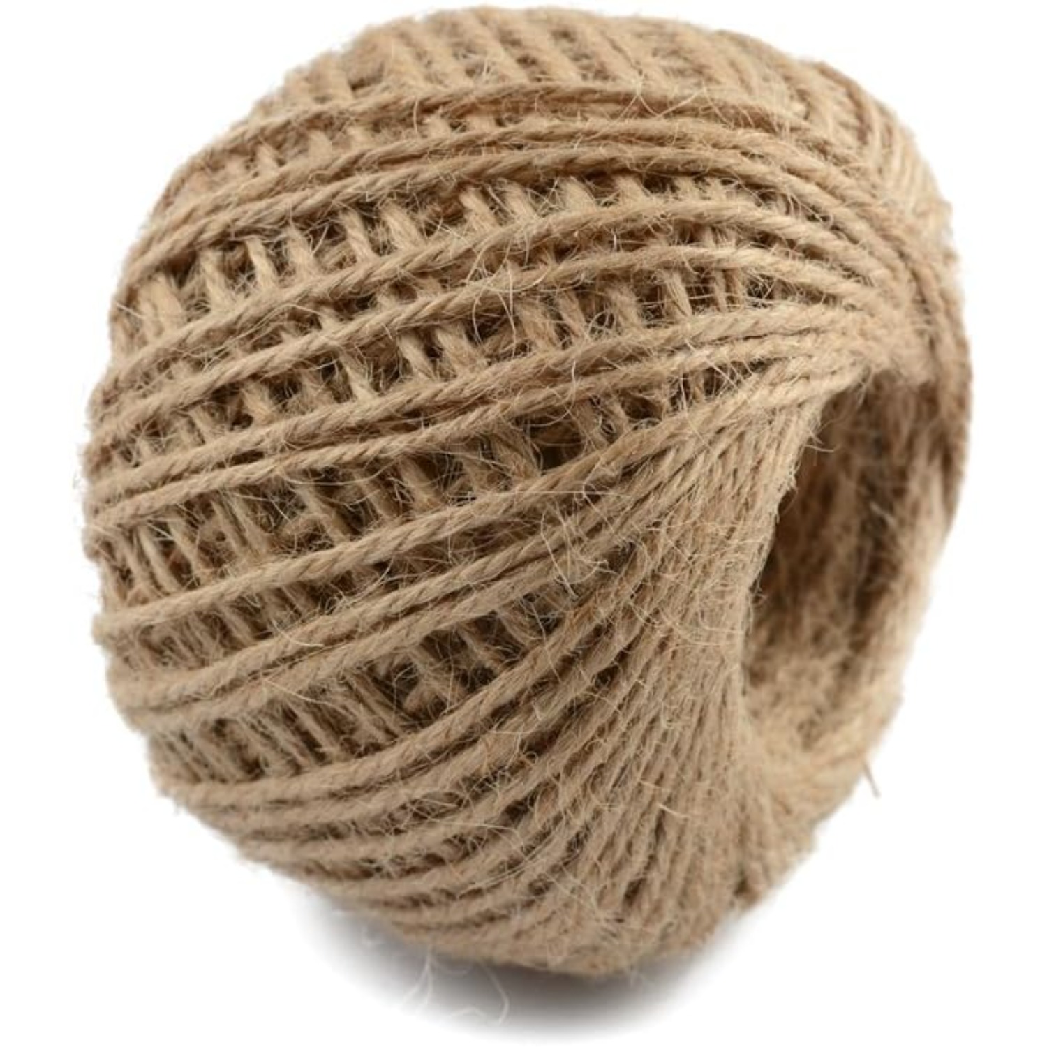 Natural Jute Twine, Twine for Crafts, 328 Feet Each Roll, Perfect for DIY  Brown