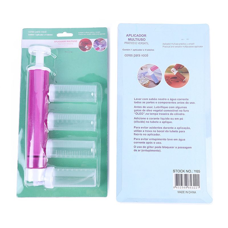 Manual Airbrush DIY Baking Tools with 4pcs Cake Spray Tube for Kitchen  Decorating Cupcakes Cookies and