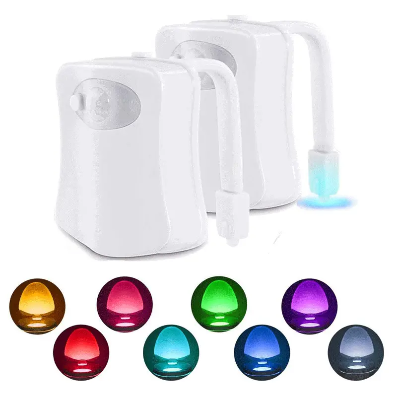 1pc Toilet Led Light, Sensor Night Motion Toilet Bowl Light, Toilet Light,  Illumibowl Toilet Night Light