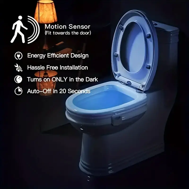 IllumiBowl toilet motion-activated light
