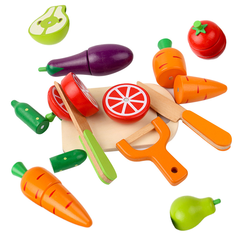 13 Pcs Montessori Wooden Tea Set Toys Sensory Bin Tools, Kids Pretend  Kitchen Play Accessories for Preschool Toddlers