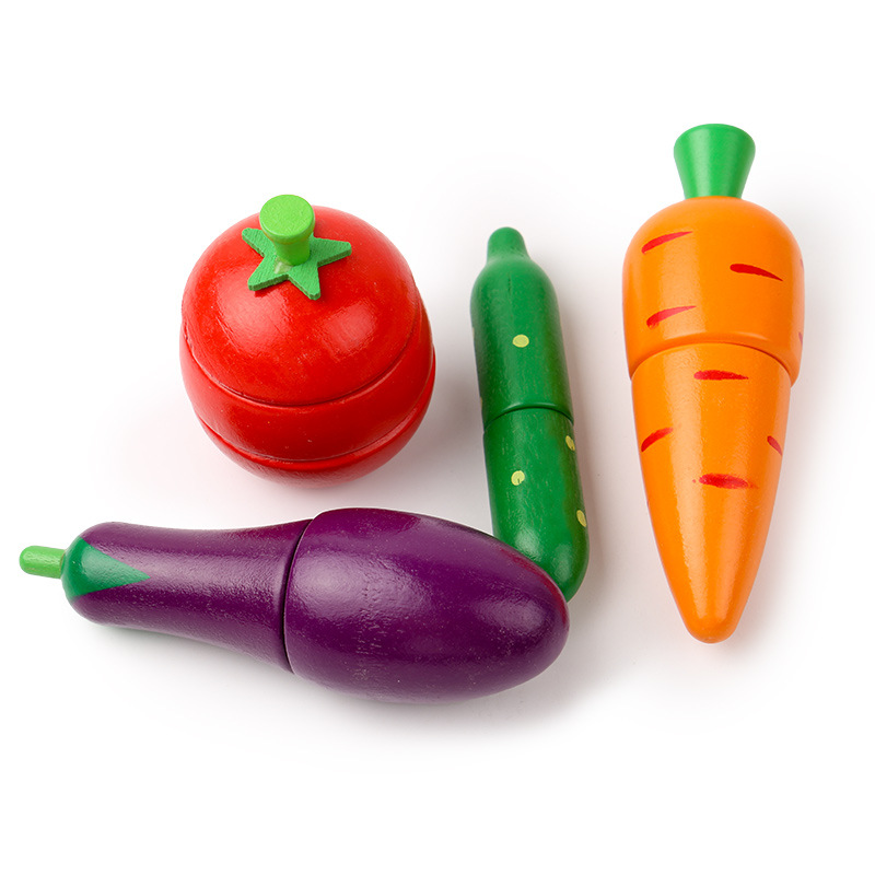 10 Unids/set Juguete Cocina Simulación Niños, Juguete Educativo Montessori  Corte Frutas Verduras Madera Clásico Regalo Niños - Juguetes - Temu