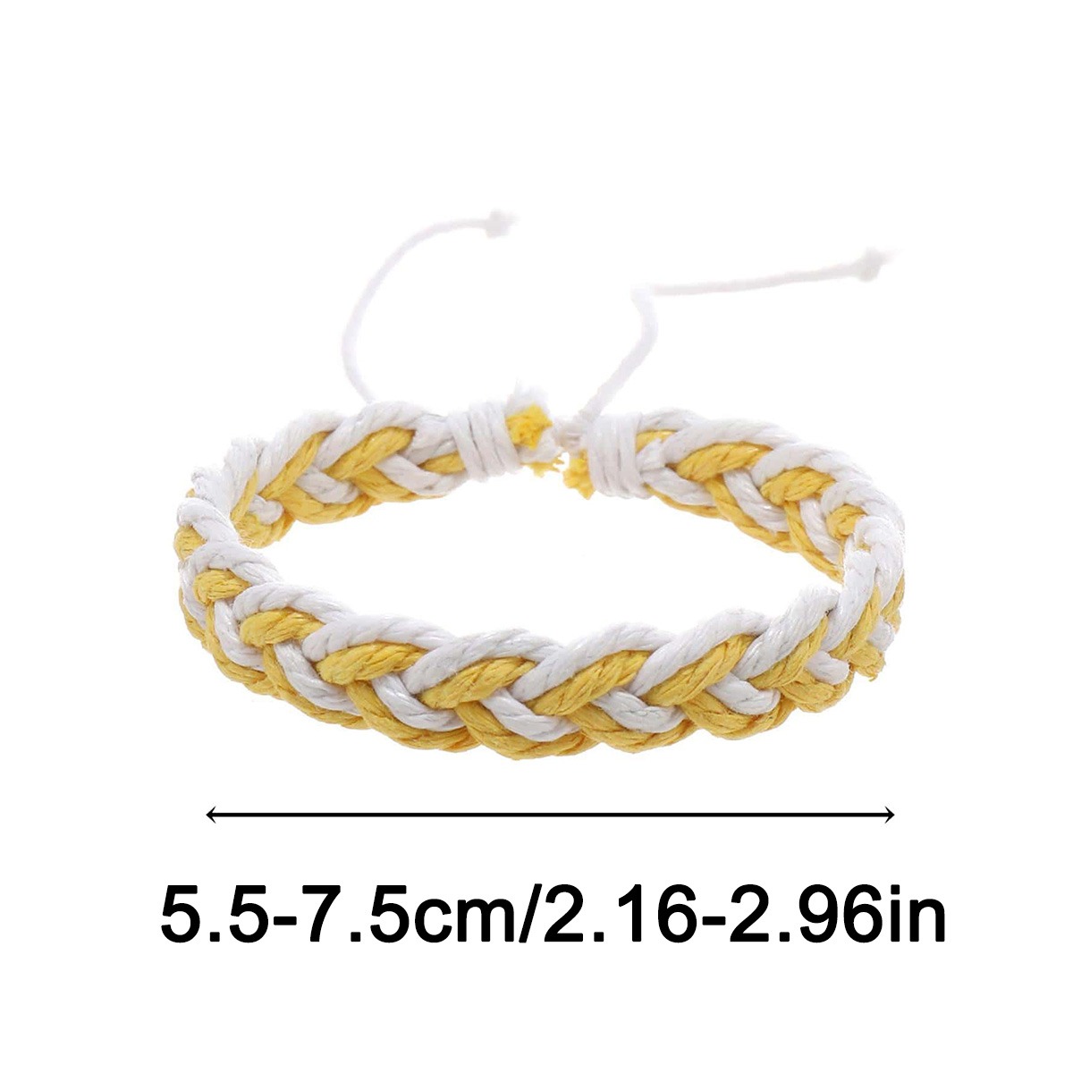 Boho Colorful Cotton Rope Woven Bracelets Men's Women's - Temu