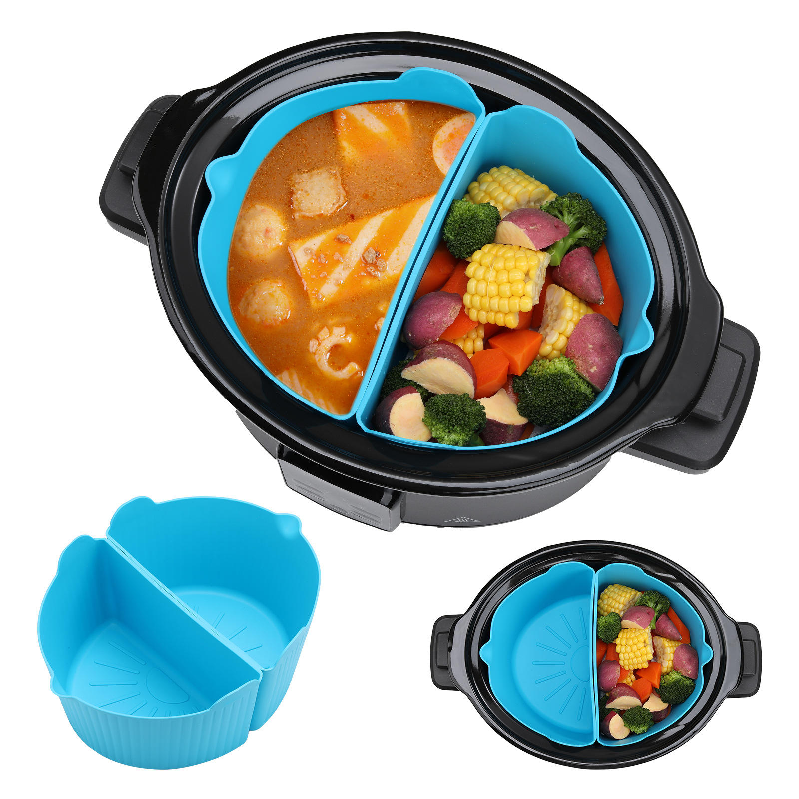 Air Fryer Silicone Liner, Slow Stew Pot High-temperature Resistant