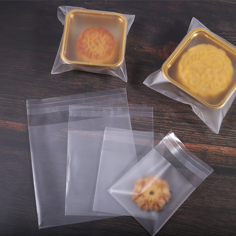 100pcs Transparent Plastic Bag Opp Self-adhesive Self-adhesive Bag Storage  Package Small Jewelry Packing