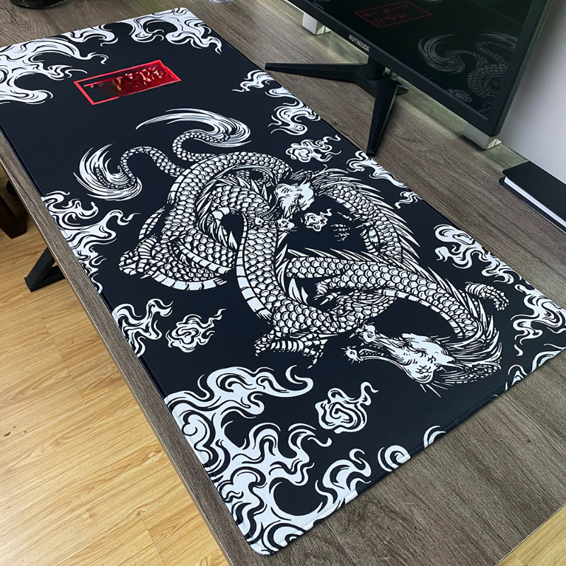 Grand tapis de souris Dragon 100x50cm, accessoire de bureau pour  ordinateur, Gamer, offre spéciale - AliExpress