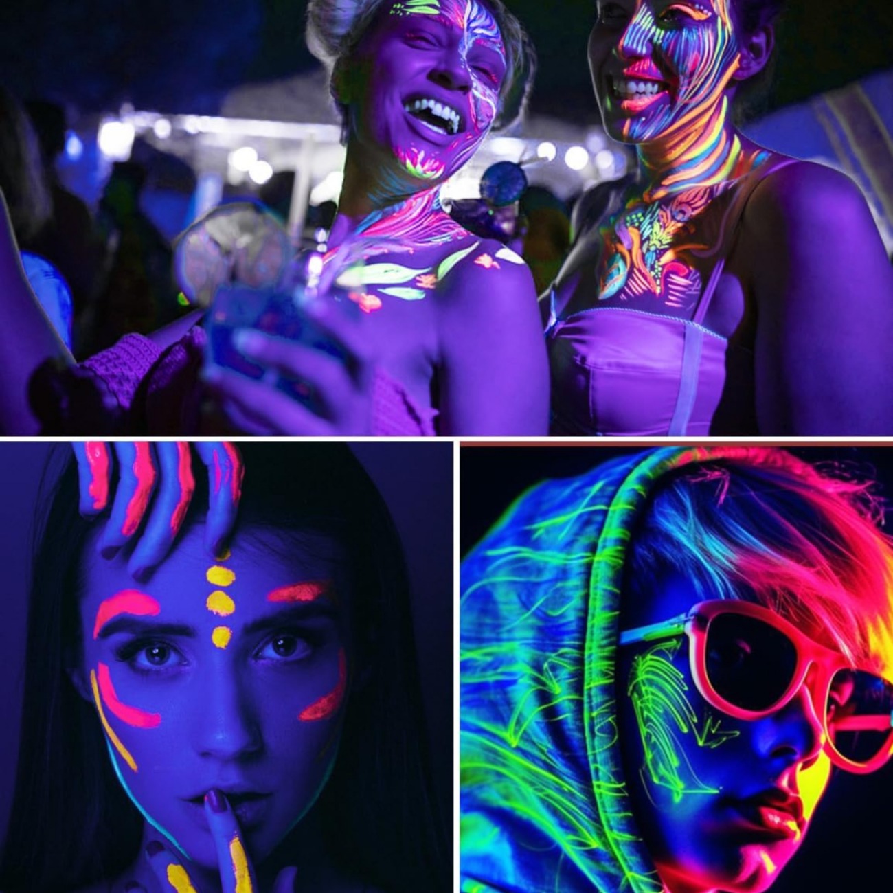 Artist uses glowing UV paint to decorate : r/woahdude