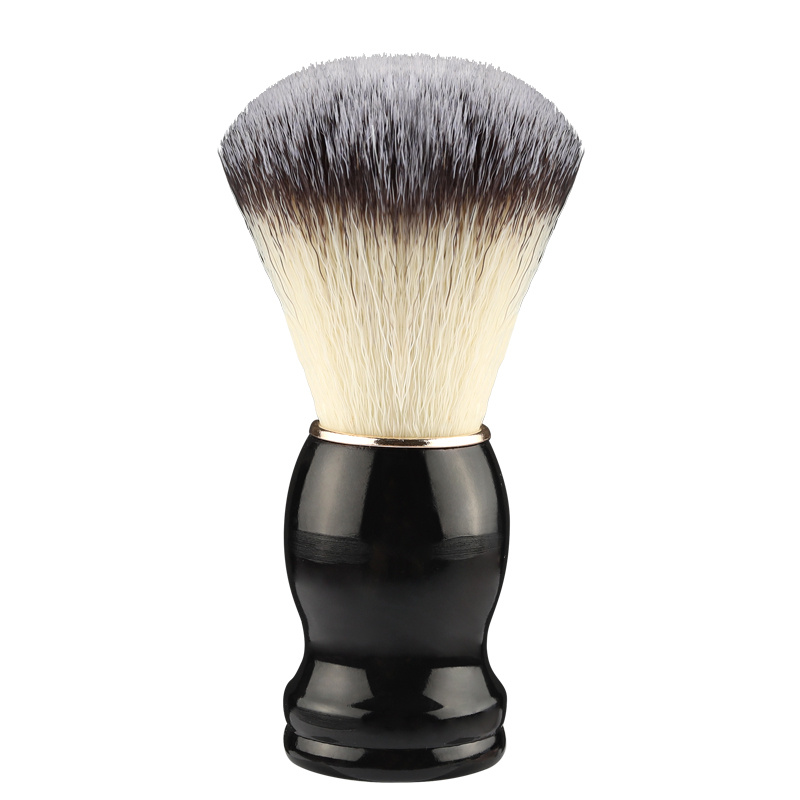 TEMU Beard Shaving Brush Makeup Brush Bristle Hair Salon Barber Soap Foam Shaving Facial Cleaning Tools